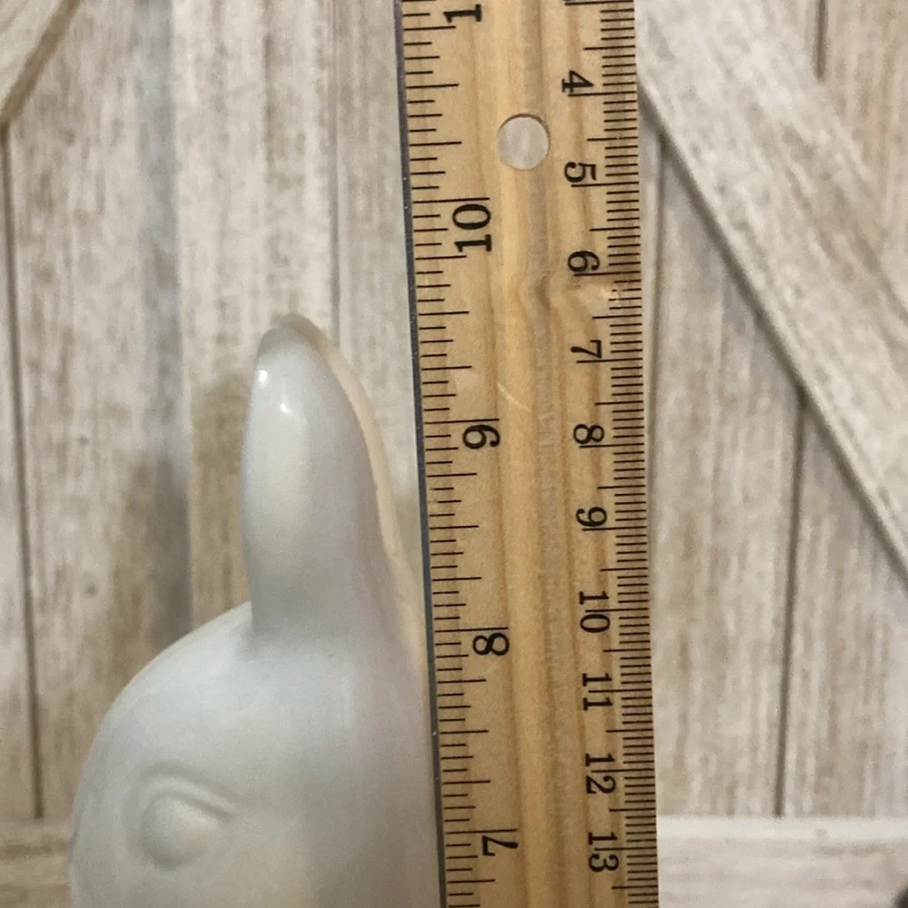 Rae Dunn Happy Easter Rabbit Figurine